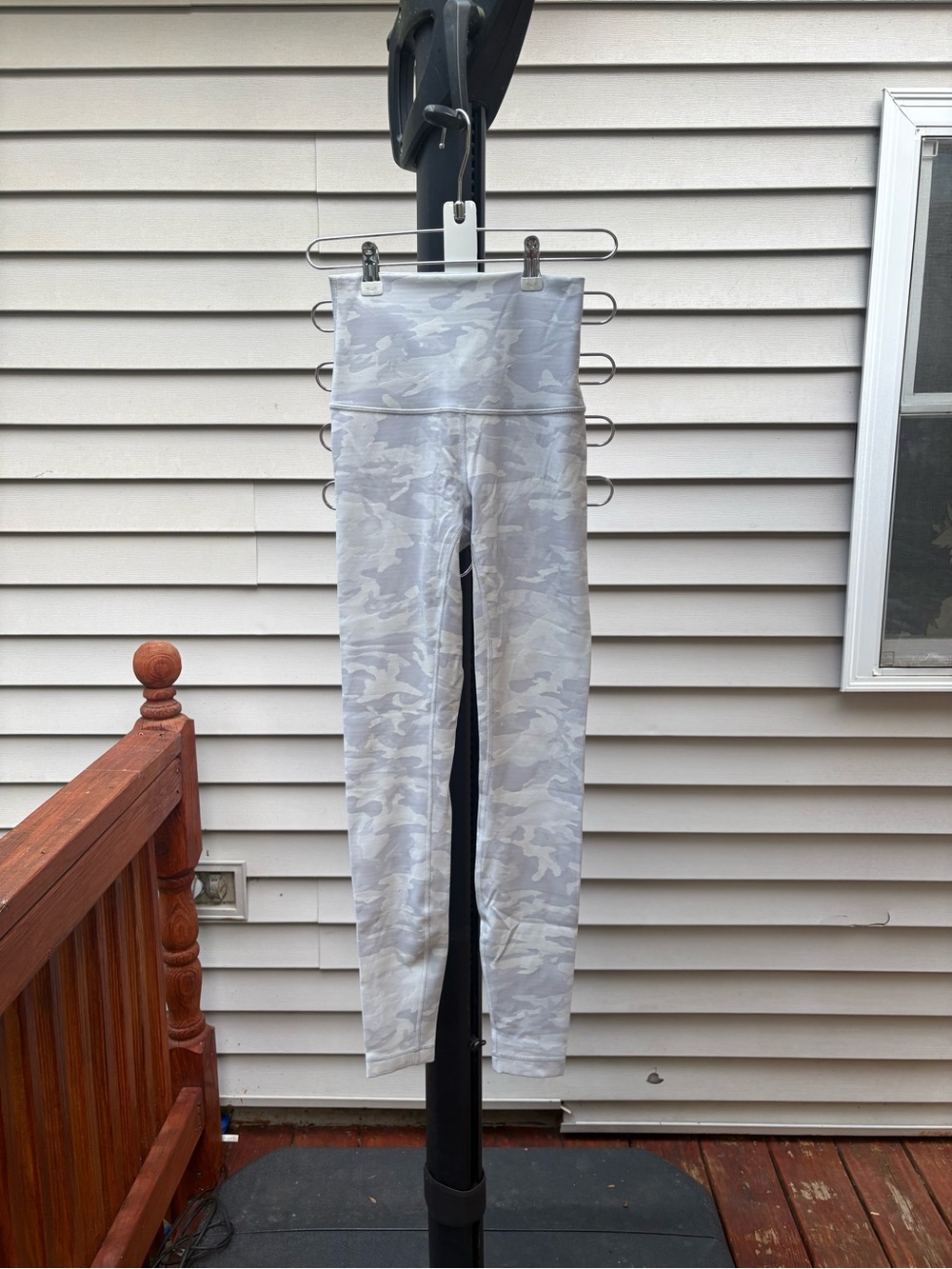 Lululemon Light Gray Camo High-Waist Leggings